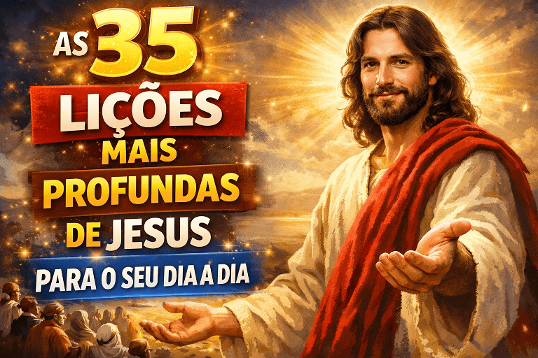 As 35 Lições Mais Profundas de Jesus para o Seu Dia a Dia