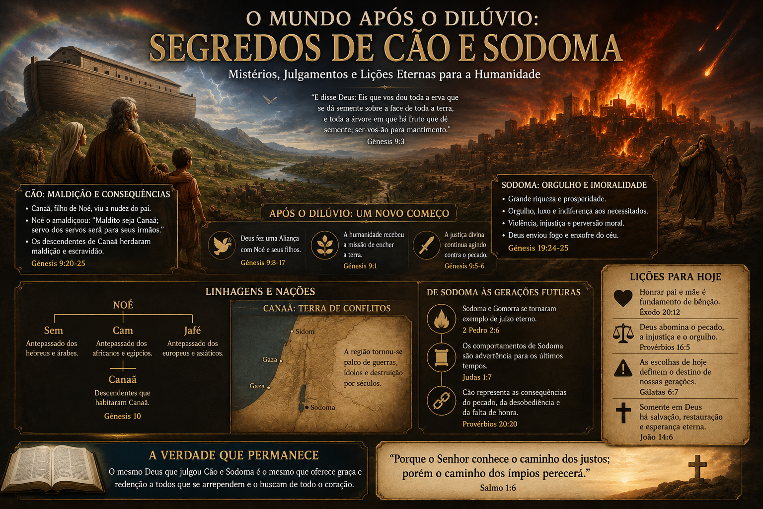 O Mundo Após o Dilúvio: Segredos de Cão e Sodoma