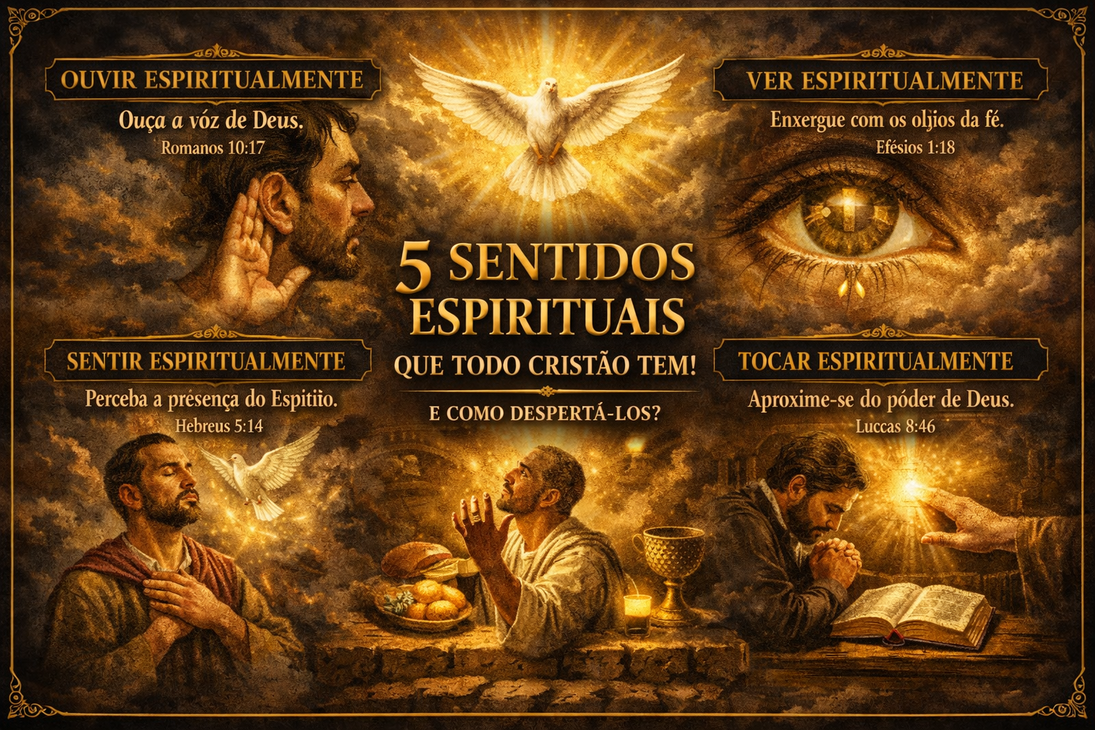5 sentidos espirituais que todo cristão tem! E como desperta-los?