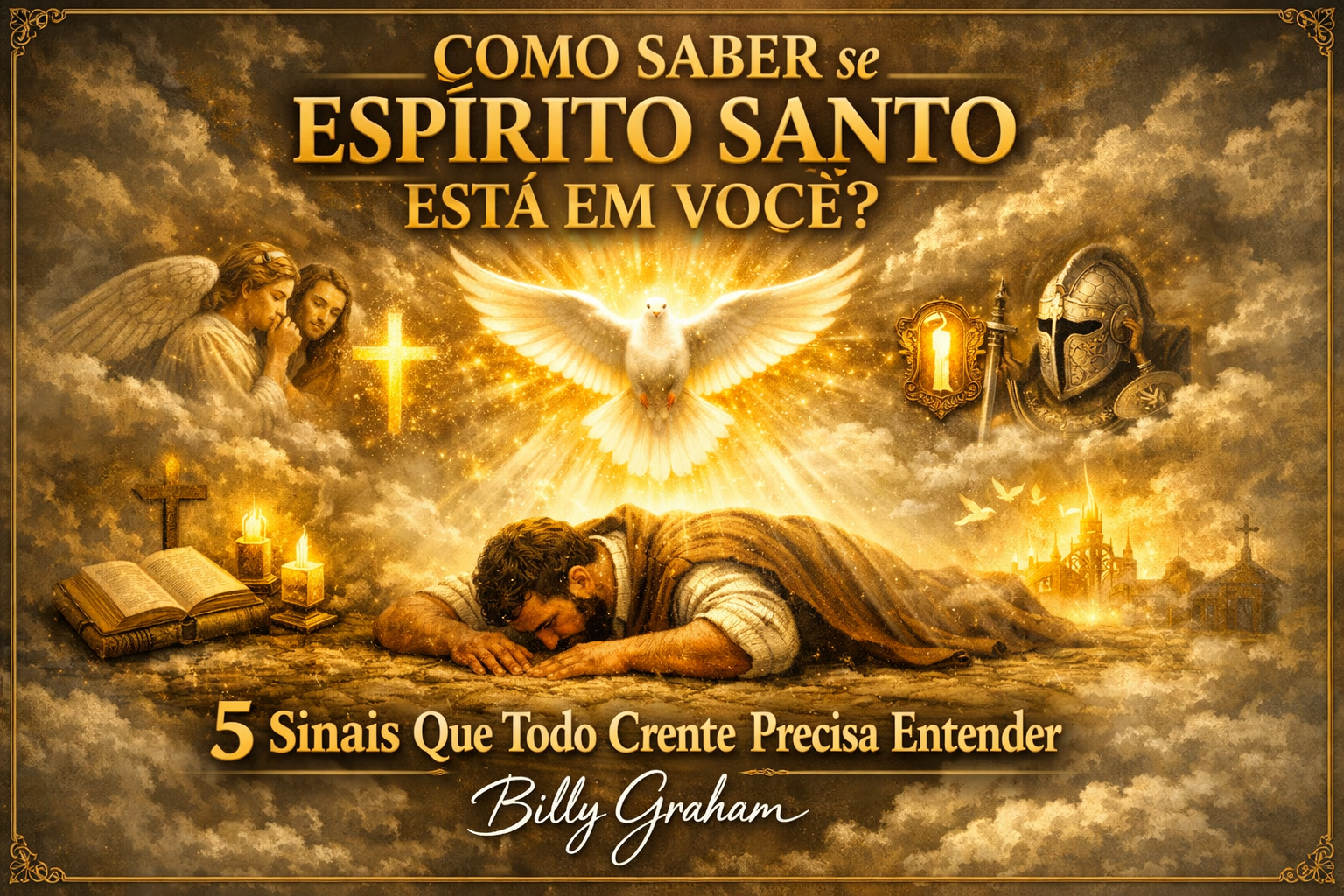 COMO SABER se ESPÍRITO SANTO ESTÁ EM VOCÊ? 5 Sinais Que Todo Crente Precisa Entender | Billy Graham