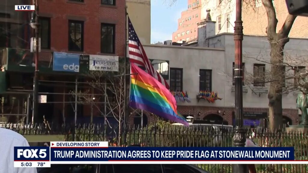 Administração Trump concorda em manter 'bandeira do orgulho' no monumento de Stonewall