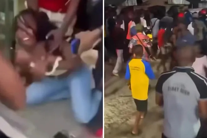 Bestas brutais perseguem mulheres pelas ruas em um 'festival de estupro' repugnante na Nigéria