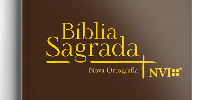 Bíblia NVI Slim Luxo - Marrom