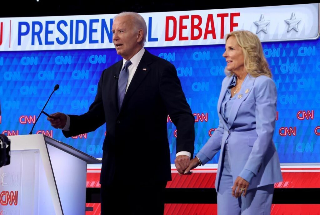 Jill Biden 'assustada' ao ver o desempenho de Joe Biden no debate contra Donald Trump