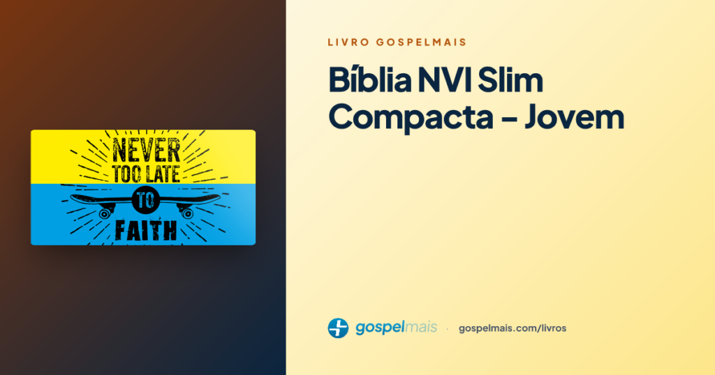 Bíblia NVI Slim Compacta - Jovem