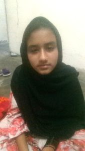 Maryam Asif Masih, 13 anos, foi sequestrada no distrito de Vehari, Paquistão, em 23 de abril de 2026, diz sua mãe. (Cortesia da família)