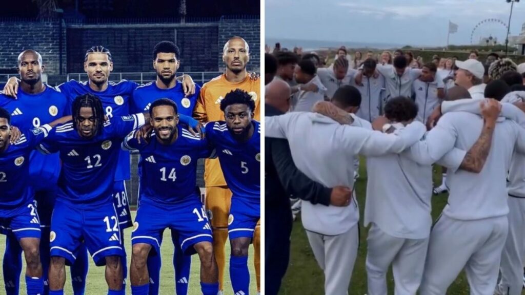 Seleção de Curaçao viraliza ao louvar a Deus antes da Copa