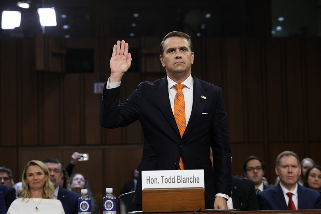 4 destaques da audiência de confirmação de Todd Blanche