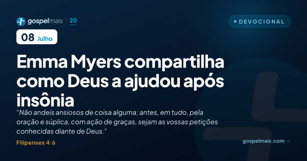 Emma Myers compartilha como Deus a ajudou após insônia