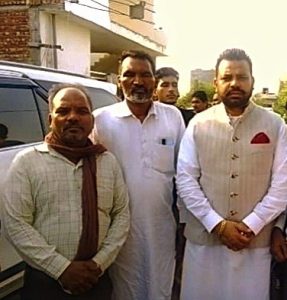 Pastor Prakash Singh (L), Pastor Puran Shafri (center) and Jatinder Masih Gaurav of the Punjab State Minority Commission. (Morning Star News)